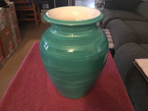 Vase green ceramic - green, pier
