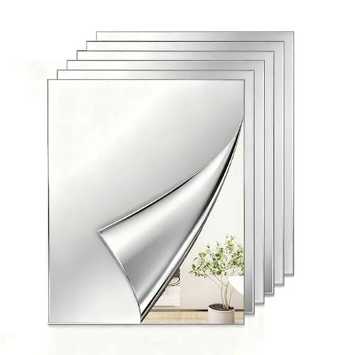 6pcs wall mirror tiles - 6pcs,