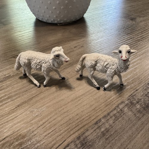 Vintage white sheep lambs - vintage,