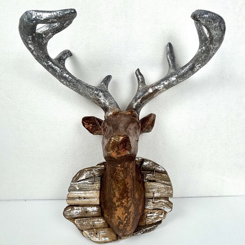 Paper mache deer stag - mache,