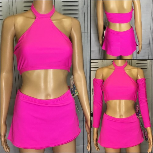 Cheerleading uniform hot pink - cheerleading,