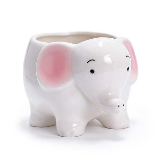 Ceramic elephant shaped pen - elephant,