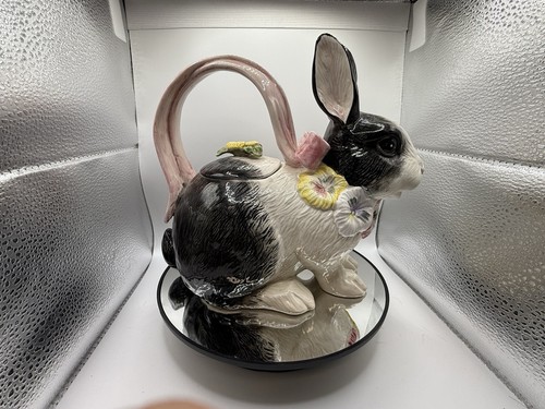 Vintage fitz floyd tea - tea, pot