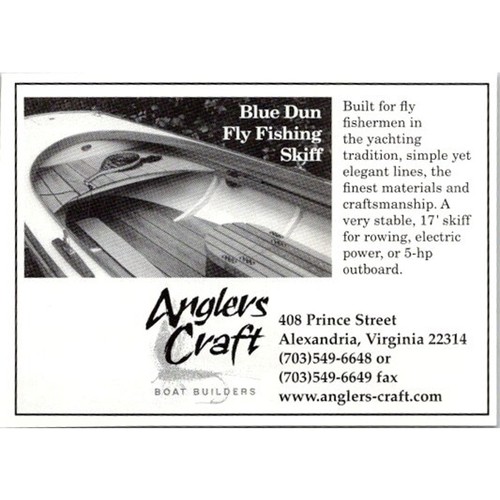 Anglers craft blue dun fly - anglers,