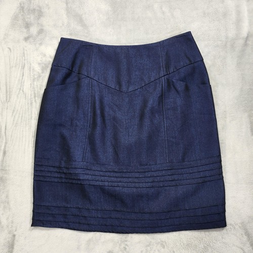 Mac jac skirt womens 8 - skirt, blue
