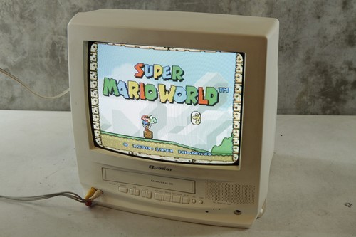 Quasar crt vcr vhs - 13", tv/vcr