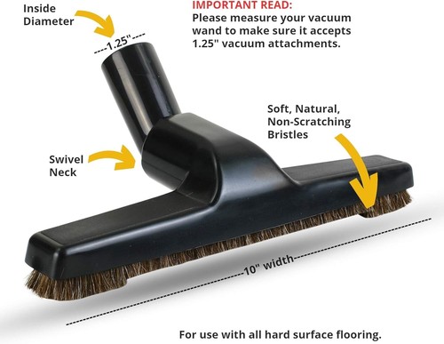 Soft hair wood floor brush - soft,