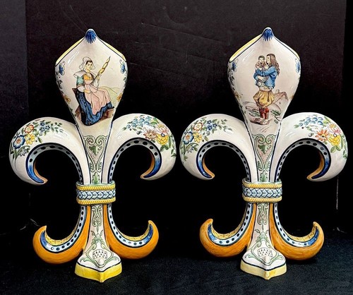 Antique large pair french - of,