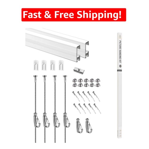 Aluminum picture hanging rail - picture,