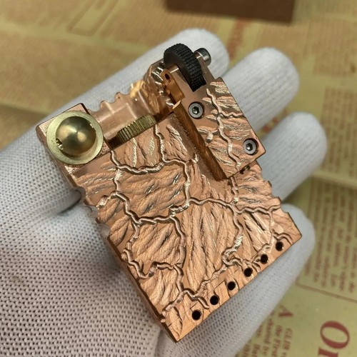 Red copper kerosene lighter - red,