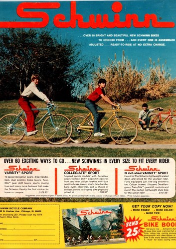 Schwinn 1974 boys - 1974, life