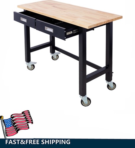 Wood workbench 3 - workbench, w/3