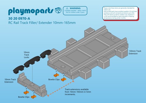 Playmobil track spacers - track,