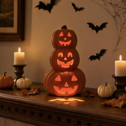 Used stacked jack - stacked, jack-o’-lantern