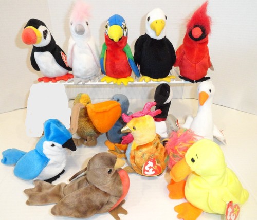 Vtg beanie babies bird - beanie,