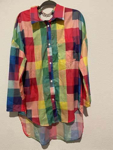 Women button down - button, long