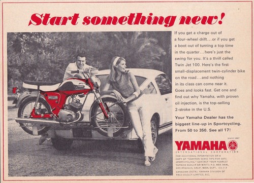 1967 yamaha twin - twin, 100