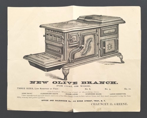 1880 antique new olive - new, branch