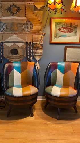 Pair mid century whisky - of,