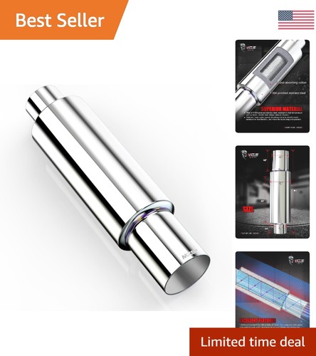 Straight through exhaust - straight,