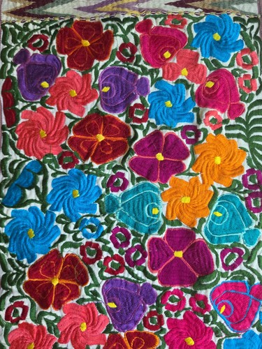 Vtg mexican hand - mexican, embroidered