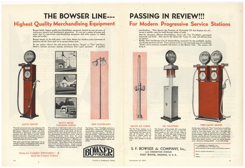 1930 bowser xacto - xacto, sentry