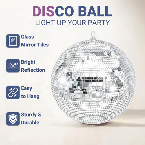 Mirror disco ball inch - mirror, 16/20