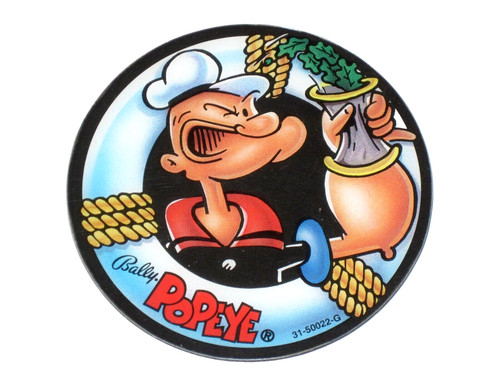 Popeye pinball promo plastic - popeye,