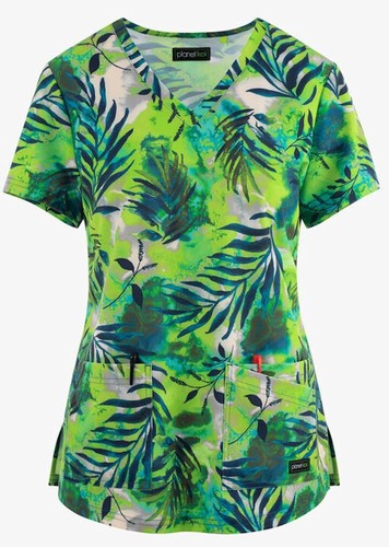 Koi scrubs 1079 neck print - #1079,