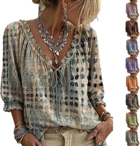 Women boho lace - lace, blouse