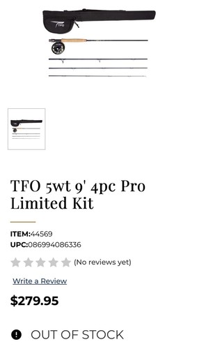 Tfo pro ltd 9ft - ltd, 5wt