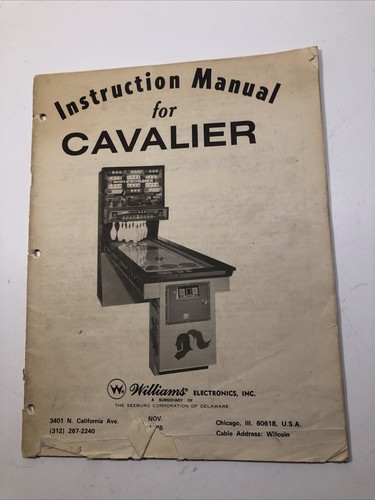 Williams cavalier shuffle - cavalier,