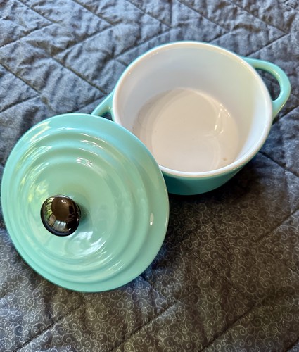 Mini ceramic teal - ceramic, teal/blue