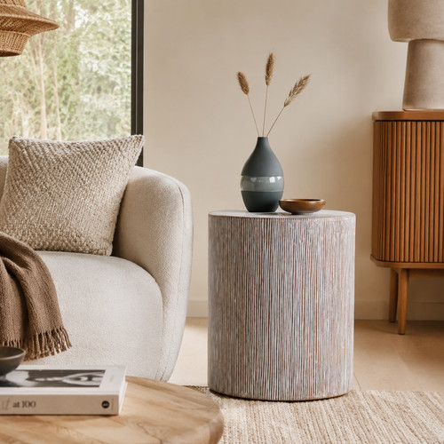Hand carved wooden - wooden, stool