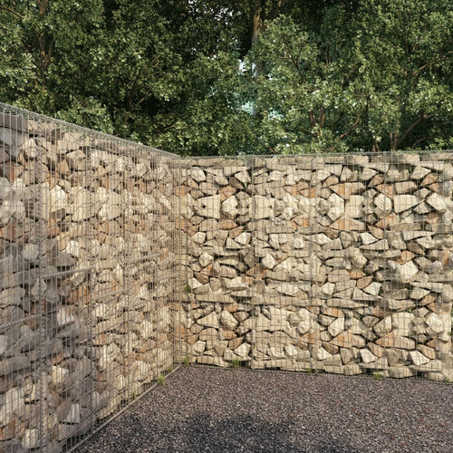 Gabion wall with cover - wall,