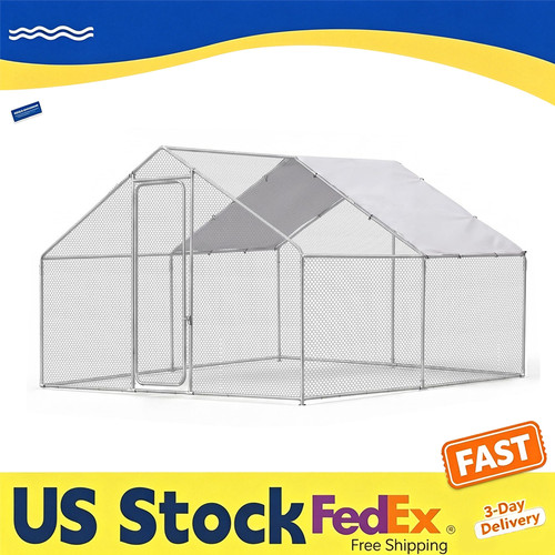 Metal chicken coop large - coop,