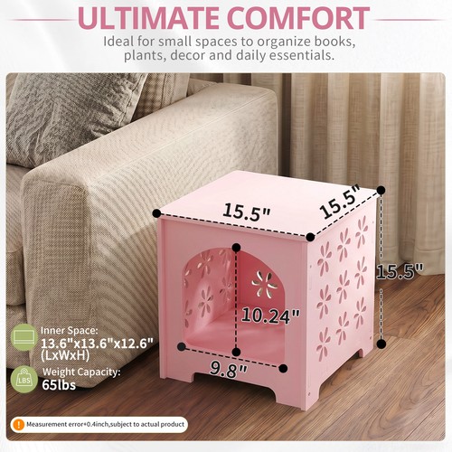 Side table nightstand with - table,