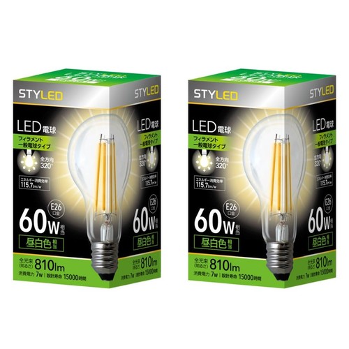 Styled led light - led, bulbs
