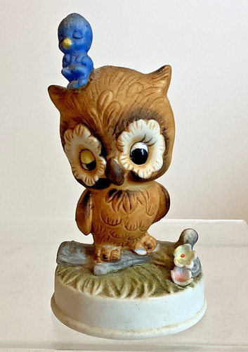 Vintage napco 9446 owl on - ,