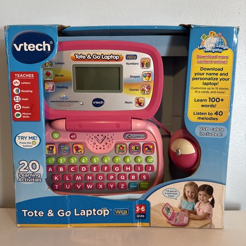 Rare vtech pink tote - rare, &go