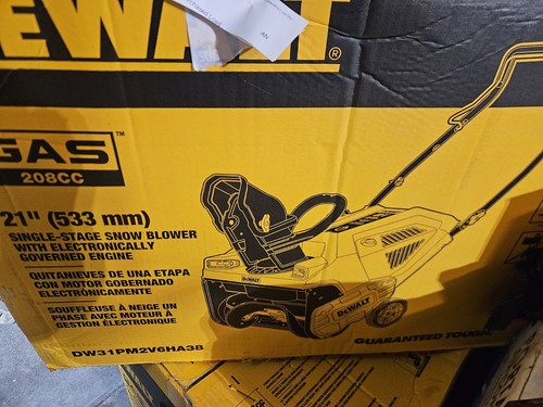 Dewalt gas single stage - 21",