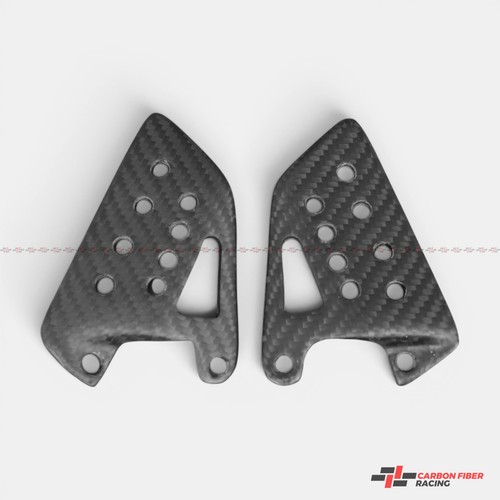 Matte carbon fiber heel - matte,