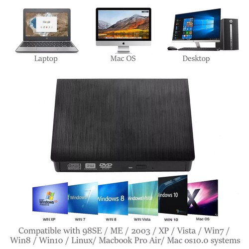 Slim external dvd - cd/dvd, rom