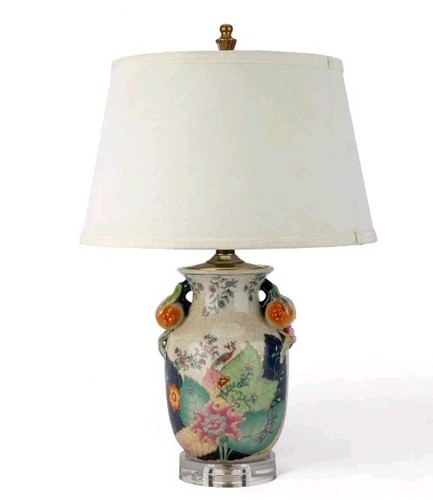 Porcelain tobacco leaf small - porcelain,
