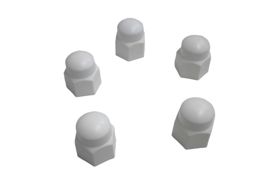 Five white nylon - white, lug