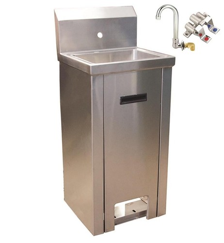 Hand sink with pedestal - hand,
