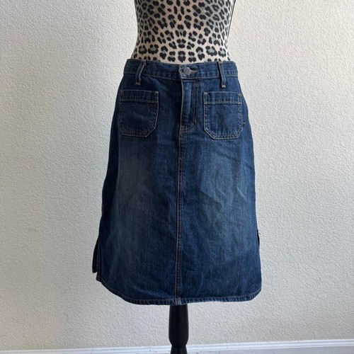 Abercrombie fitch denim midi - &,