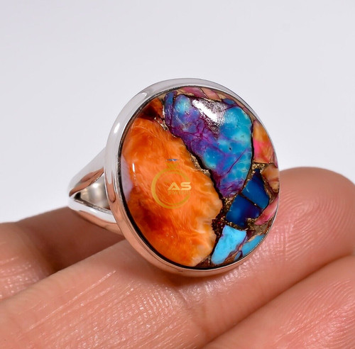 Oyster turquoise ring 925 - oyster,