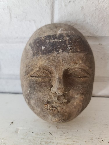 Old mold face - face, woodcarving