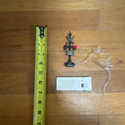Model railroad crossing - model,